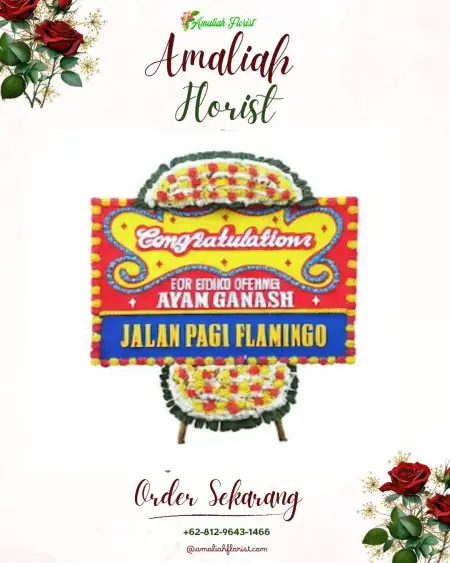 Sewa Papan Bunga Tanjung Karang Permai